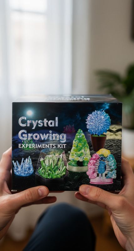 Kit de cultivo de cristales: fotograma de nuestro vídeo