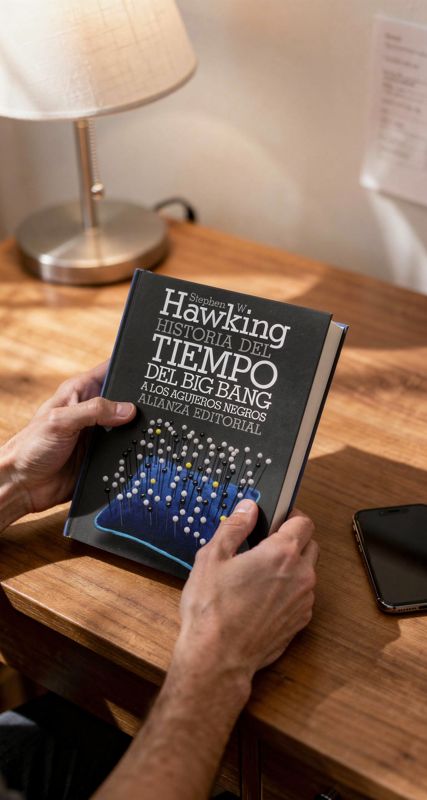 Libro «Historia del tiempo: del Big Bang a los agujeros negros»: fotograma de nuestro vídeo