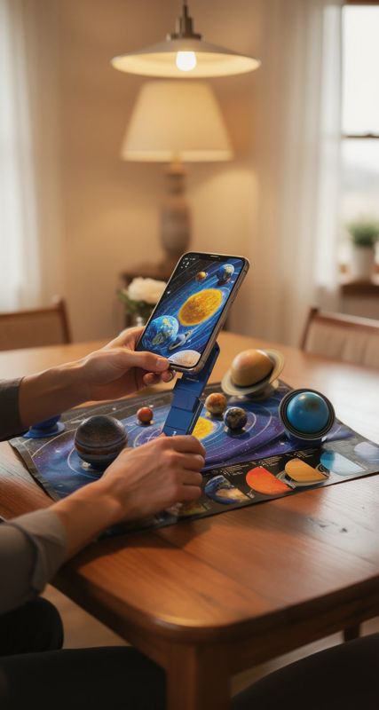 Puzzle 3D del Sistema Solar de 522 piezas: fotograma de nuestro vídeo